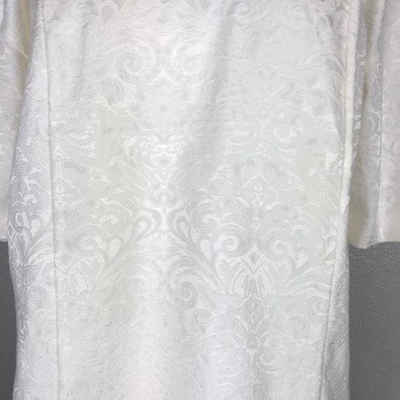 Express Jeweled Collar Jacquard Top M BNWT Holiday - Picture 3 of 5